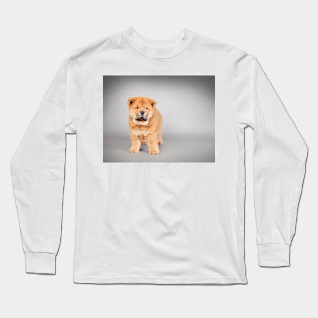 Chow chow  puppy Long Sleeve T-Shirt by PetsArt